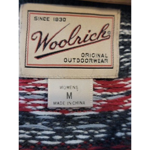 Woolrich Women's Pull Over Sweater Size Medium Gray White - Picture 4 of 5
